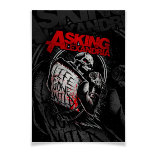 Заказать плакат в Москве. Плакат A3(29.7x42) Asking Alexandria от geekbox - готовые дизайны и нанесение принтов.