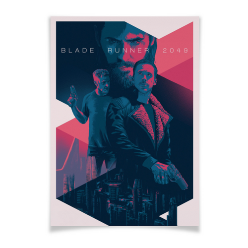 Заказать плакат в Москве. Плакат A3(29.7x42) Бегущий по лезвию 2049 / Blade Runner 2049 от kino.printio.ru - готовые дизайны и нанесение принтов.