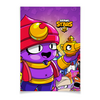 Заказать плакат в Москве. Плакат A3(29.7x42) BRAWL STARS GENE от geekbox - готовые дизайны и нанесение принтов.