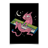 Заказать плакат в Москве. Плакат A3(29.7x42) Synth Cat от Павел Павел - готовые дизайны и нанесение принтов.
