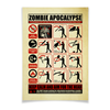 Заказать плакат в Москве. Плакат A3(29.7x42) Зомби апокалипсис. Инструкция по выживанию от geekbox - готовые дизайны и нанесение принтов.