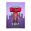Заказать плакат в Москве. Плакат A3(29.7x42) BRAWL STARS COLT от geekbox - готовые дизайны и нанесение принтов.