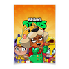 Заказать плакат в Москве. Плакат A3(29.7x42) BRAWL STARS NITA SHIBA от geekbox - готовые дизайны и нанесение принтов.