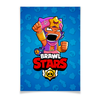 Заказать плакат в Москве. Плакат A3(29.7x42) BRAWL STARS SANDY от geekbox - готовые дизайны и нанесение принтов.