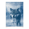 Заказать плакат в Москве. Плакат A3(29.7x42) Волк с голубыми глазами от weeert - готовые дизайны и нанесение принтов.