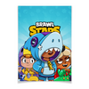 Заказать плакат в Москве. Плакат A3(29.7x42) BRAWL STARS LEON SHARK от geekbox - готовые дизайны и нанесение принтов.
