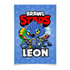 Заказать плакат в Москве. Плакат A3(29.7x42) BRAWL STARS LEON от geekbox - готовые дизайны и нанесение принтов.