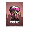 Заказать плакат в Москве. Плакат A3(29.7x42) BRAWL STARS MORTIS от geekbox - готовые дизайны и нанесение принтов.