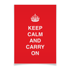Заказать плакат в Москве. Плакат A3(29.7x42) Keep calm and carry on от zen4@bk.ru - готовые дизайны и нанесение принтов.