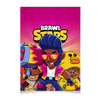 Заказать плакат в Москве. Плакат A3(29.7x42) BRAWL STARS BROCK от geekbox - готовые дизайны и нанесение принтов.