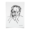 Заказать плакат в Москве. Плакат A3(29.7x42) Портрет писателя Я.Кавабата | Автор А.Неизвестнова от Apfelbaum - готовые дизайны и нанесение принтов.