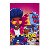 Заказать плакат в Москве. Плакат A3(29.7x42) BRAWL STARS BROCK от geekbox - готовые дизайны и нанесение принтов.