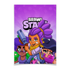 Заказать плакат в Москве. Плакат A3(29.7x42) BRAWL STARS SHELLY  от geekbox - готовые дизайны и нанесение принтов.