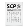 Заказать плакат в Москве. Плакат A3(29.7x42) SCP Foundation от geekbox - готовые дизайны и нанесение принтов.