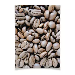 Заказать плакат в Москве. Плакат A3(29.7x42) Кофейные зёрна от Anstey  - готовые дизайны и нанесение принтов.