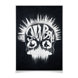 Заказать плакат в Москве. Плакат A3(29.7x42) Сноуборд от oneredfoxstore@gmail.com - готовые дизайны и нанесение принтов.