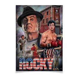 Заказать плакат в Москве. Плакат A3(29.7x42) Рокки / Rocky от kino.printio.ru - готовые дизайны и нанесение принтов.