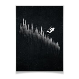 Заказать плакат в Москве. Плакат A3(29.7x42) Сноуборд от oneredfoxstore@gmail.com - готовые дизайны и нанесение принтов.