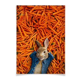 Заказать плакат в Москве. Плакат A3(29.7x42) Кролик Питер от skynatural - готовые дизайны и нанесение принтов.