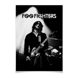 Заказать плакат в Москве. Плакат A3(29.7x42) Foo Fighters от geekbox - готовые дизайны и нанесение принтов.