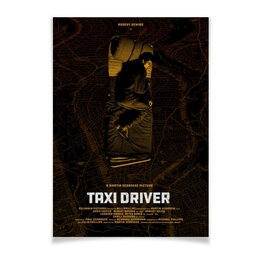 Заказать плакат в Москве. Плакат A3(29.7x42) Таксист / Taxi Driver от kino.printio.ru - готовые дизайны и нанесение принтов.