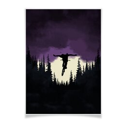 Заказать плакат в Москве. Плакат A3(29.7x42) МТБ (MTB) Байки и Райдеры от oneredfoxstore@gmail.com - готовые дизайны и нанесение принтов.