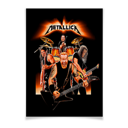 Заказать плакат в Москве. Плакат A3(29.7x42) Metallica от Leichenwagen - готовые дизайны и нанесение принтов.
