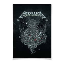 Заказать плакат в Москве. Плакат A3(29.7x42) Metallica от geekbox - готовые дизайны и нанесение принтов.