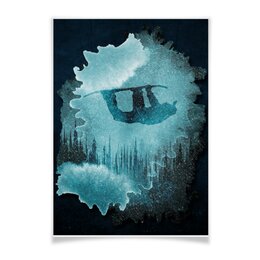 Заказать плакат в Москве. Плакат A3(29.7x42) Сноуборд от oneredfoxstore@gmail.com - готовые дизайны и нанесение принтов.