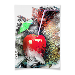 Заказать плакат в Москве. Плакат A3(29.7x42) Яблочный микс от Stil na yarkosti - готовые дизайны и нанесение принтов.
