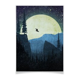 Заказать плакат в Москве. Плакат A3(29.7x42) Сноуборд от oneredfoxstore@gmail.com - готовые дизайны и нанесение принтов.