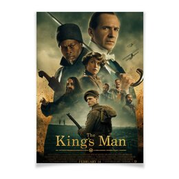 Заказать плакат в Москве. Плакат A3(29.7x42) King's man. Начало / The King's Man от kino.printio.ru - готовые дизайны и нанесение принтов.