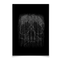 Заказать плакат в Москве. Плакат A3(29.7x42) Голограмма череп от weeert - готовые дизайны и нанесение принтов.