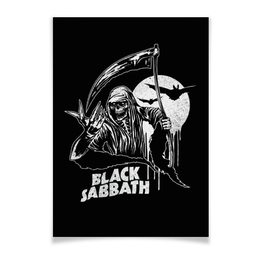 Заказать плакат в Москве. Плакат A3(29.7x42) Black Sabbath от geekbox - готовые дизайны и нанесение принтов.