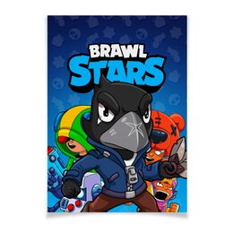 Заказать плакат в Москве. Плакат A3(29.7x42) BRAWL STARS от geekbox - готовые дизайны и нанесение принтов.