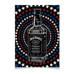 Заказать плакат в Москве. Плакат A3(29.7x42) Jack Daniels от Jimmy Flash - готовые дизайны и нанесение принтов.
