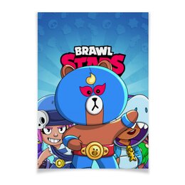 Заказать плакат в Москве. Плакат A3(29.7x42) BRAWL STARS EL BROWN от geekbox - готовые дизайны и нанесение принтов.