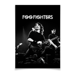 Заказать плакат в Москве. Плакат A3(29.7x42) Foo Fighters от geekbox - готовые дизайны и нанесение принтов.