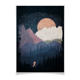 Заказать плакат в Москве. Плакат A3(29.7x42) Бег и Трэйлы от oneredfoxstore@gmail.com - готовые дизайны и нанесение принтов.