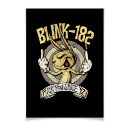 Заказать плакат в Москве. Плакат A3(29.7x42) Blink-182 от geekbox - готовые дизайны и нанесение принтов.