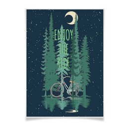 Заказать плакат в Москве. Плакат A3(29.7x42) МТБ (MTB) Байки и Райдеры от oneredfoxstore@gmail.com - готовые дизайны и нанесение принтов.