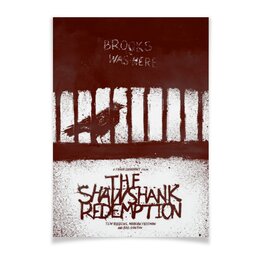 Заказать плакат в Москве. Плакат A3(29.7x42) Побег из Шоушенка / The Shawshank Redemption от kino.printio.ru - готовые дизайны и нанесение принтов.