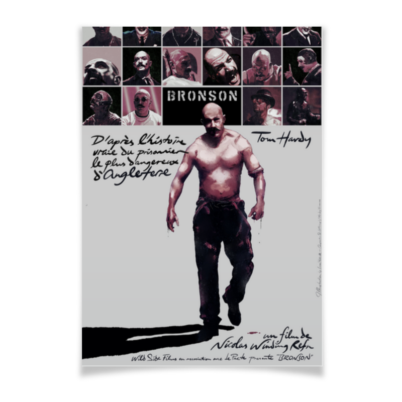 Printio Плакат A2(42×59) Бронсон / bronson printio футболка классическая бронсон bronson