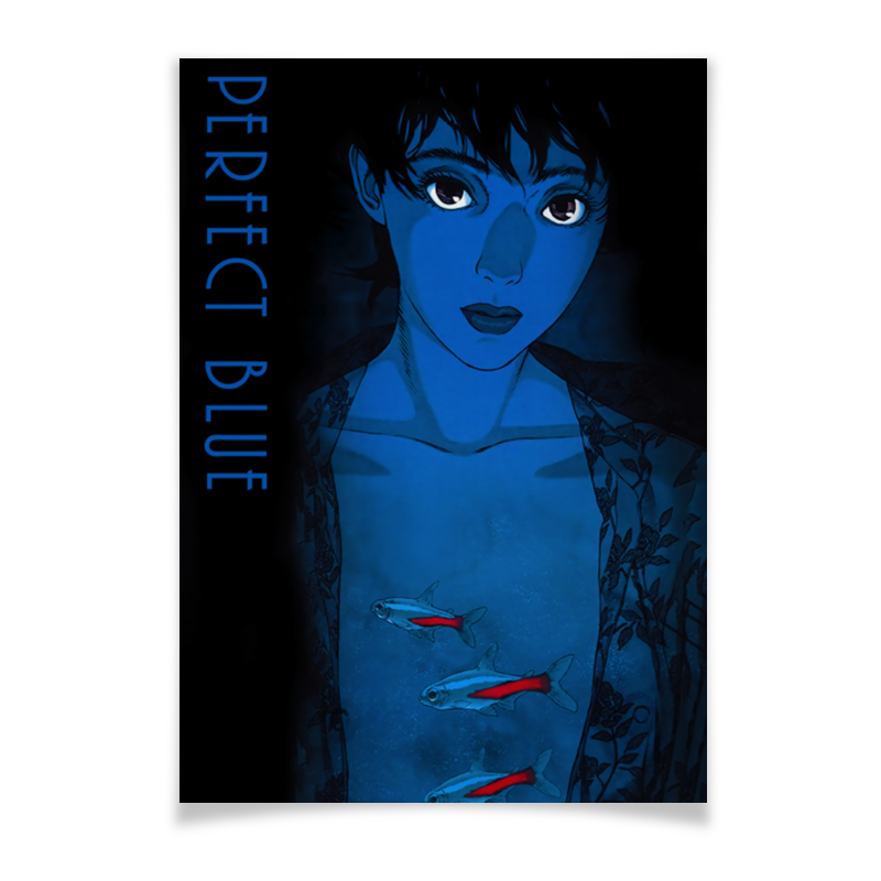 футболка printio 1975964 истинная грусть идеальная грусть perfect blue размер 2xl цвет белый Printio Плакат A2(42×59) Идеальная грусть / perfect blue
