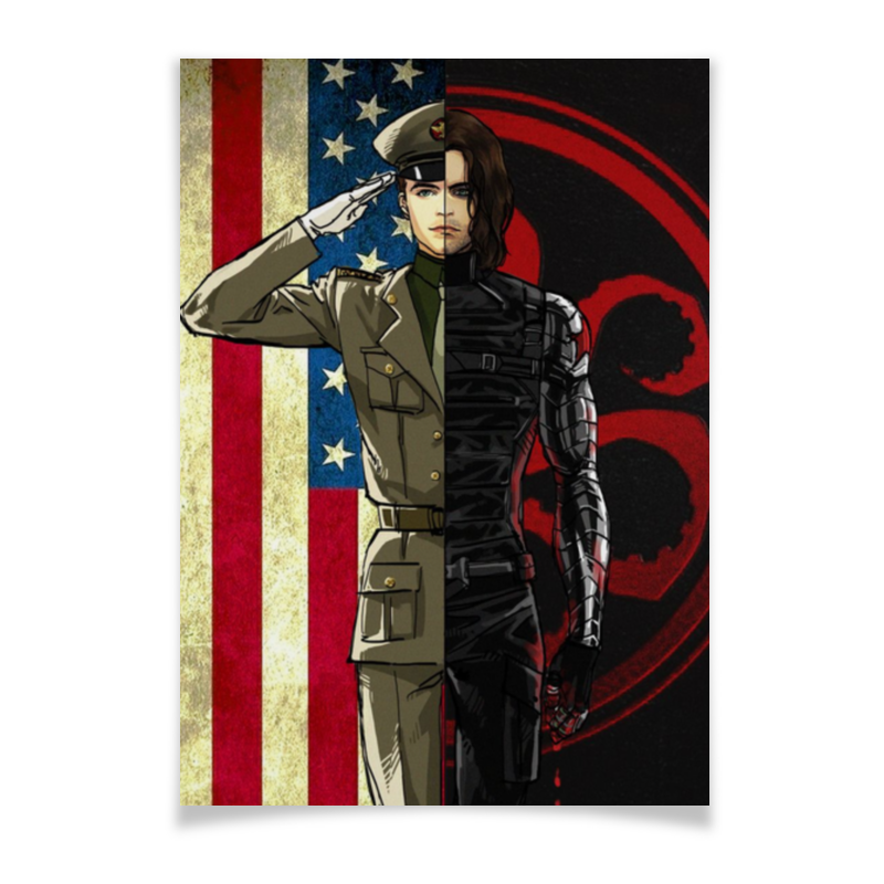 Printio Плакат A2(42×59) Плакат а2 зимний солдат