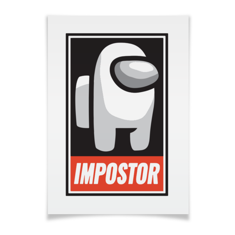 printio плакат a2 42×59 among us impostor Printio Плакат A2(42×59) Among us impostor