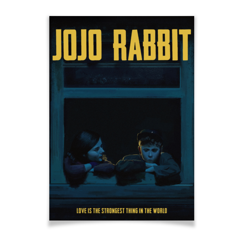 Printio Плакат A2(42×59) Кролик джоджо / jojo rabbit printio футболка классическая кролик джоджо jojo rabbit