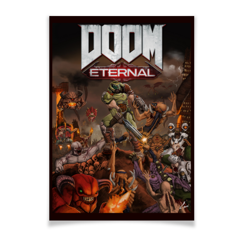 Printio Плакат A2(42×59) Doom.