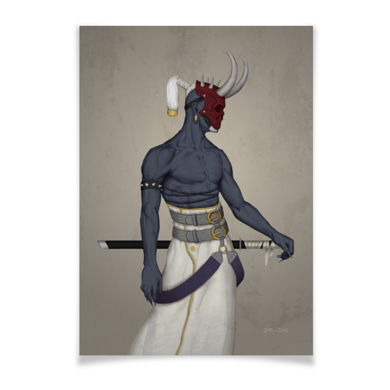 Printio Плакат A2(42×59) Демон христофорова ольга борисовна икота мифологический персонаж в локальной традиции