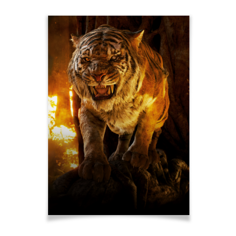 Printio Плакат A2(42×59) Тигры